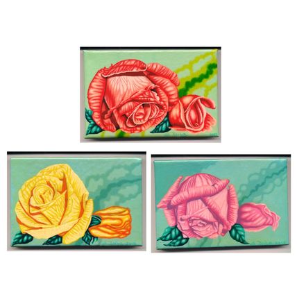 Oil Painting Original-Roses 85, 86, 87