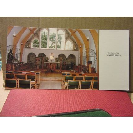 THE CHAPEL, MINSTER ABBEY, THANET, RAMSGATE, KENT. LARGE unused postcard. =