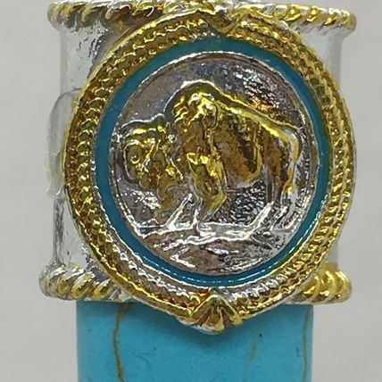 Necklace Men’s Fashion Buffalo “Simulated Turquoise” #316 USA Seller