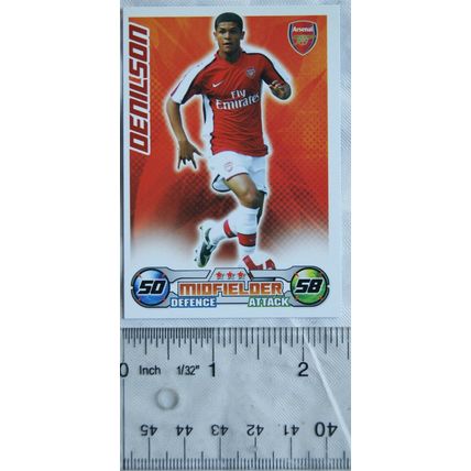 2008/09 Topps Match Attax Trading Card - Denilson, Arsenal