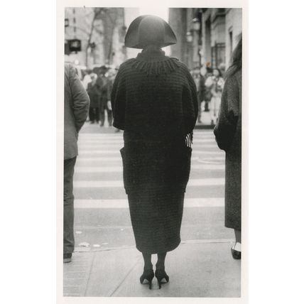 Ladies Edgar Allen Poe New York Fashion Coat Award Photo Postcard