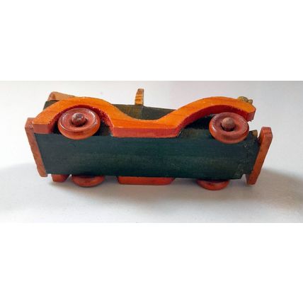 Vintage Car : Open Top Made From Wood : Ornament