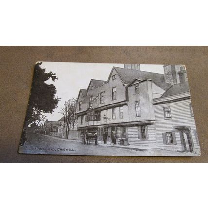 Early GD&D Star series Postcard - Gents @ King's Head pub - Chigwell Essex