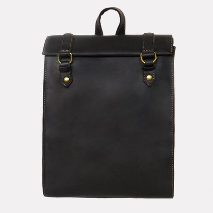 Hommes de Cru À La Main Véritable Sac À Dos En Cuir
