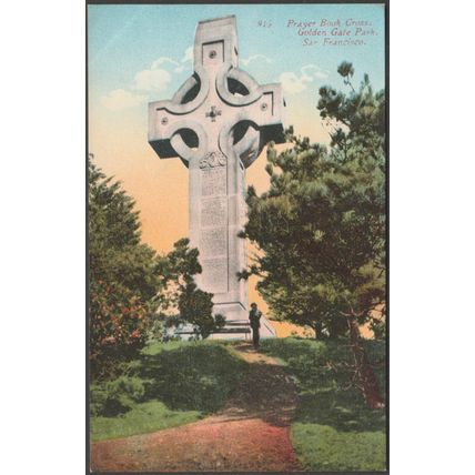 Prayer Book Cross, San Francisco, California, 1915 - Souvenir Publishing Co PC