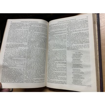 JAN-DEC 1866 "THE LEISURE HOUR" BOUND ISSUES ILLUSTRATED ANTIQUE BOOK (P8)