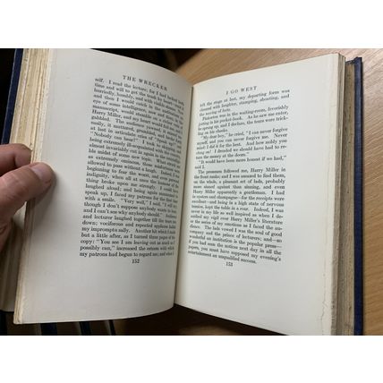 RARE* 1922 ROBERT LOUIS STEVENSON "THE WRECKER" VOL 17 ANTIQUE BOOK (P6)