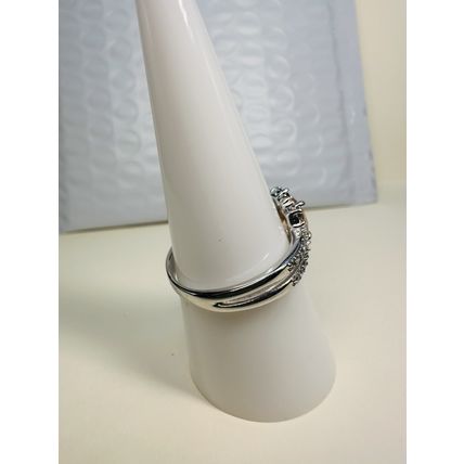 Bomb Party Sz8 Revealed BP Ring Fashion Jewelry RBP Smokey Topaz Rhodium P