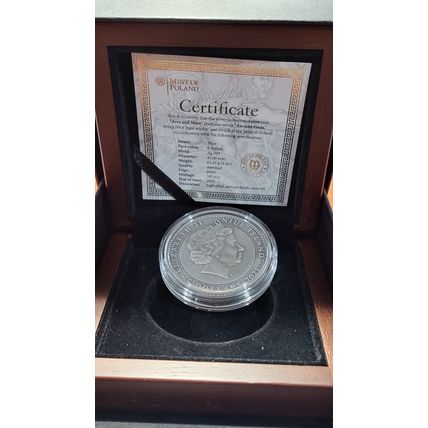 2 Oz Silver Collectible 2021 ARES AND MARS Mintage Of 500