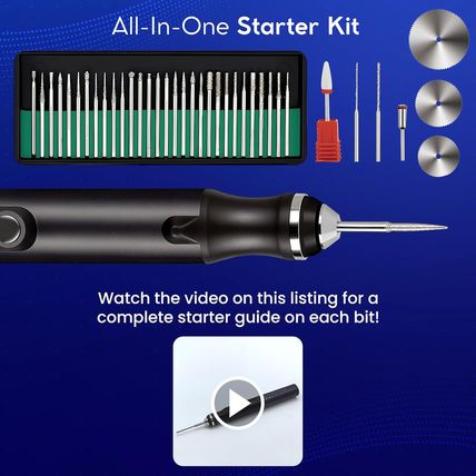 ELK Customizer Engraving Pen for All Materials - NO ALLEN KEY NEEDED - Rechargea