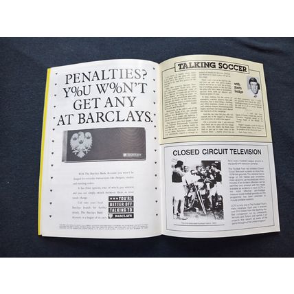 Barnsley v Bournemouth Football Programme Saturday 21st April 1990