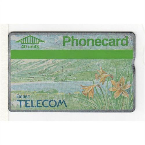 PHONE CARD - BT - WILDLIFE - DAFFODILS