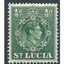 St Lucia 1938 SG128 1/2d Green Mounted Mint .. ..