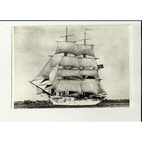 303 Brig STATSRAAD ERICHSEN Postcard by National Maritime Museum