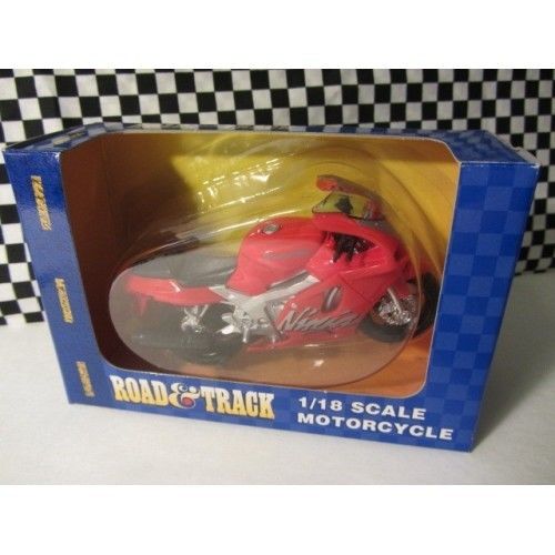 1/18 SCALE MAISTO ROAD & TRACK KAWASAKI ZX7R NINJA