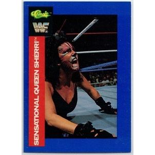 WWF ' CLASSIC ' card # 20 SENSATIONAL QUEEN SHERRI (1991)
