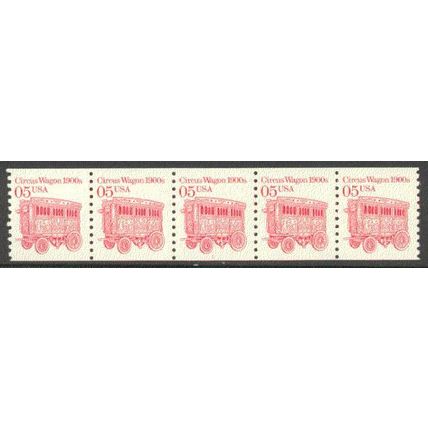 2452 5c Circus Wagon Very Fine MNH Dry Gum PNC 1/5 P0834