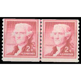 1055 2c Thomas Jefferson Average MNH CLP R0820