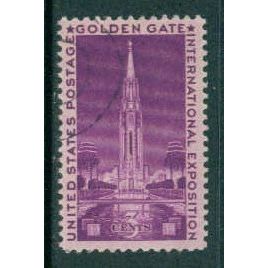 Used 852 3c Golden Gate Fine JA0310