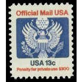O129 13c Eagle Fine MNH G0596