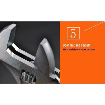 HARDEN adjustable wrench spanners anti slip soft grip, sizes 200-300mm