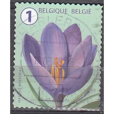Belgique 2016 COB 4654 O Cote (????) ?.?? € Fleur Crocus Cachet rond