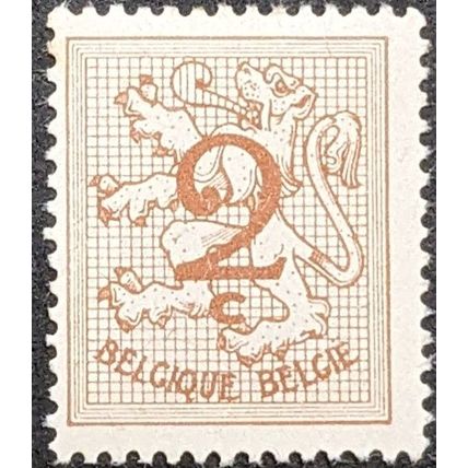 STAMP Belgium SG1334 1960 2c Lion Mint Never Hinged