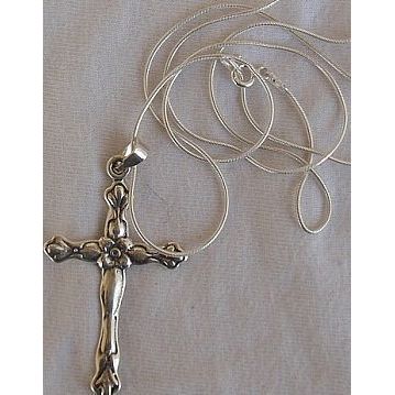 Cross silver pendant-FW