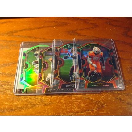 2020 Panini Select, 4-Die Cut Prizms, Red/Purple/Green, MINSHEW/KAMARA ++