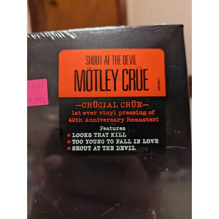 Motley Crue Shout at the Devil 40th Anniversary Vinyl LP Crucial Crue MINT NEW