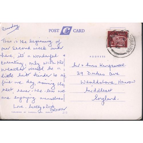 Vintage Ireland PC 1969 - Baltimore Beacon, Sherkin Island and Cape Clear