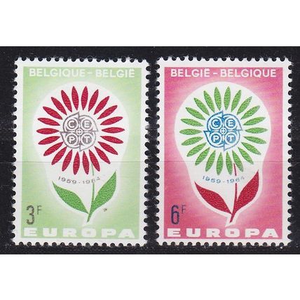 BELGIEN BELGIUM [1964] MiNr 1358-59 ( **/mnh ) CEPT