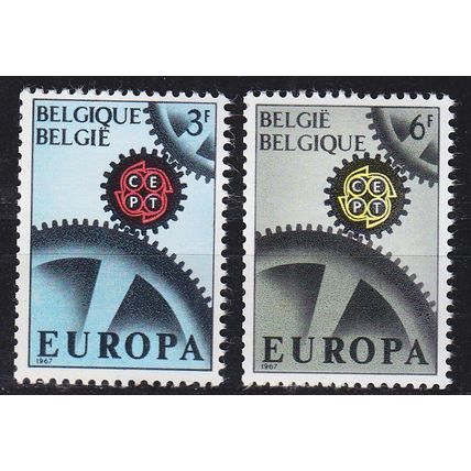BELGIEN BELGIUM [1967] MiNr 1472-73 ( **/mnh ) CEPT