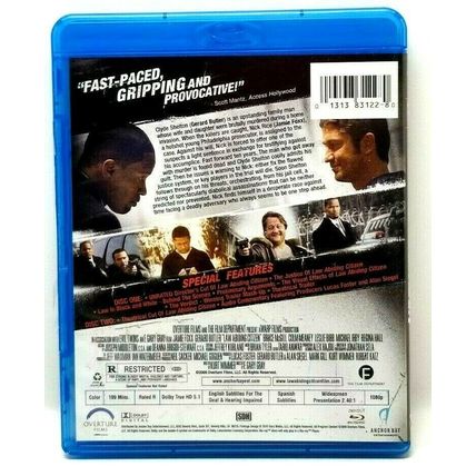 Law Abiding Citizen (Blu-ray Disc, 2010, 2-Disc Set (L39)