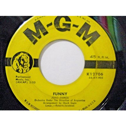 Joni James-There Goes My Heart / Funny-45rpm-1958-VG