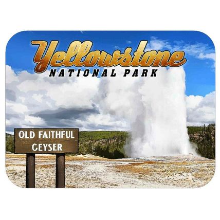 Yellowstone National Park Old Faithful Geyser Fridge Magnet
