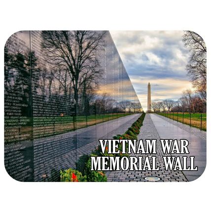 Vietnam War Memorial Wall Washington D.C. Fridge Magnet