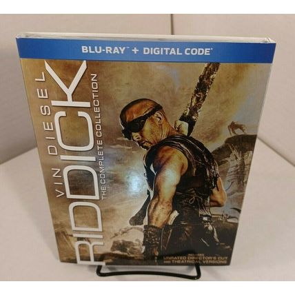 Riddick The Complete Collection (Blu-ray) Slipcover-NEW-Box Shipping