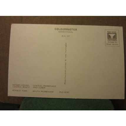 multiview, BLACKPOOL, LANCASHIRE... unused postcard.. Colourmaster =