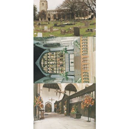 St Peter Church Walpole Norfolk 3x Postcard s