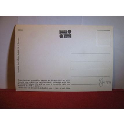 multiview, COMPTON ACRES Poole. Dorset unused postcard by John Hinde date 1971 =