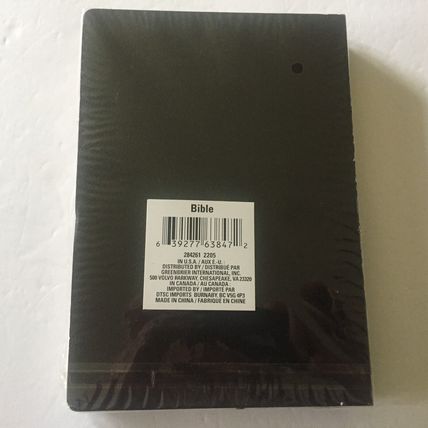 New Holy Bible Old & New Testament - Black Cover