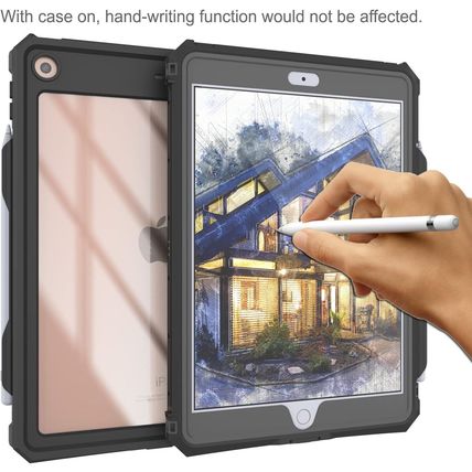 Punkcase iPad 10.2 7/8/9 Waterproof Case w/Built-in Screen Protector & Kickstand