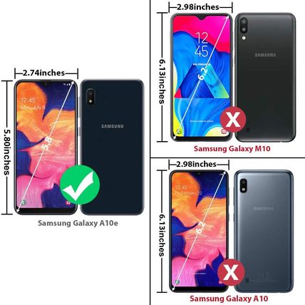 TJS Glitter Case Compatible with Samsung Galaxy A10E 5.8"-RAINBOW-NEW-FAST SHIP