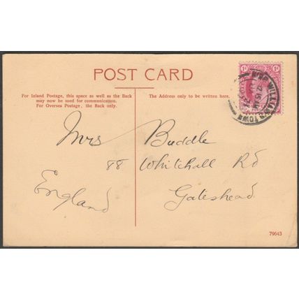 The Convent Farm, King Williams Town, Cape Province, 1907 - Postcard