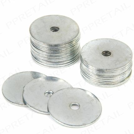 M6 38mm Flat Repair Washers Mudguard/Penny Bolt/Screw Metal Wide/Large