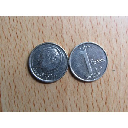Belgium 1998 1 Frank Belgie (Dutch - Flemish Text) Coin