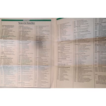 NewsNet Action Letter, 11 issues lot, 1985-1986. Electronic news service.