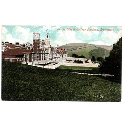 In The Naval College Gardens, Dartmouth - Postally Unused - Valentine & Sons