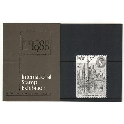 Great Britain London 1980 Intl Stamp Show Pres. Pack 1980 MNH SG#1118